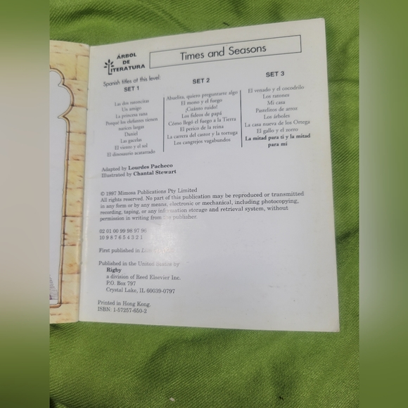 Hard to Find Literacy Tree Spanish Half for You, Half for Me - Picture 7 of 7